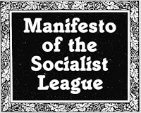 MANIFIESTO DE LA LIGA SOCIALISTA